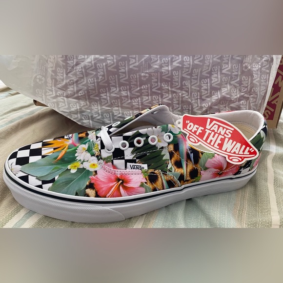 new in box Vans mens 10 tropical TROPICALANMLCH Womans 11.5 Sold out! - Picture 4 of 7